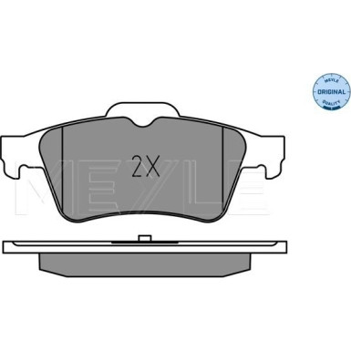 Meyle Bremsbelagsatz, Scheibenbremse MEYLE-ORIGINAL: True to OE 025 252 1817