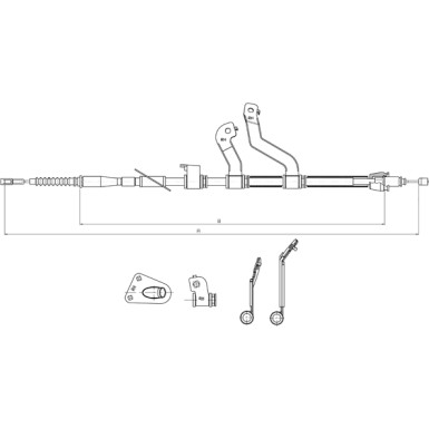 17.2580 Seilzug, Feststellbremse