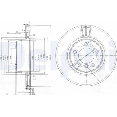 BG3870 Bremsscheibe BG3870 Bremsscheibe