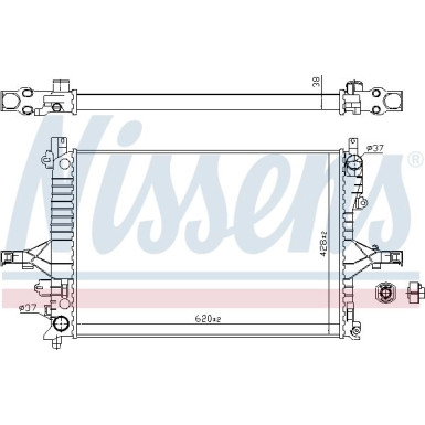 65557A Kühler, Motorkühlung ** FIRST FIT **