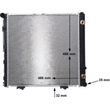 CR 291 000S Kühler, Motorkühlung BEHR