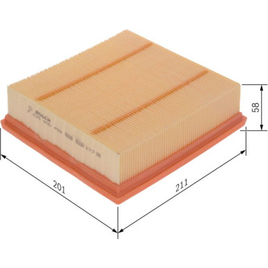 BOSCH F 026 400 498 Luftfilter