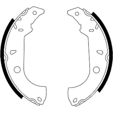 91037000 Bremsbackensatz