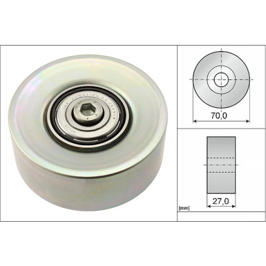 532 0398 10 Umlenk-/Führungsrolle, Keilrippenriemen