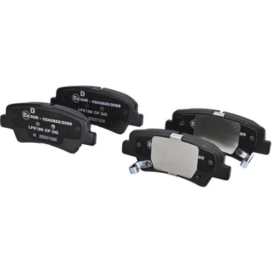 Delphi | Bremsbelagsatz, Scheibenbremse | LP2195
