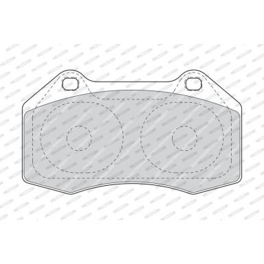 Ferodo Bremsbelagsatz, Scheibenbremse PREMIER ECO FRICTION FDB1667