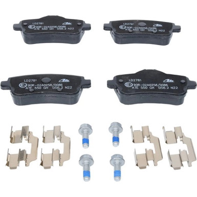 Bremsbelagsatz, Scheibenbremse ATE Ceramic 13.0470-2781.2