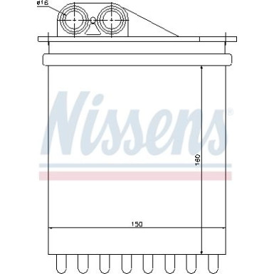 72040 Wärmetauscher, Innenraumheizung