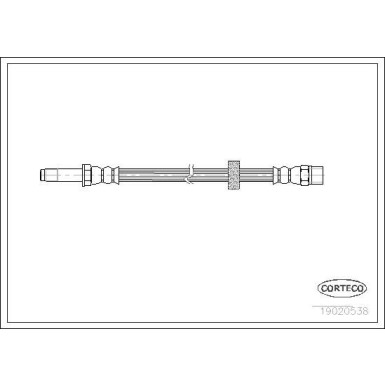 19020538 Bremsschlauch