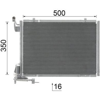 Mahle | Kondensator, Klimaanlage | AC 1114 000S