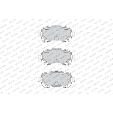 Ferodo Bremsbelagsatz, Scheibenbremse PREMIER FDB4196