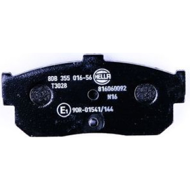 Hella | Bremsbelagsatz, Scheibenbremse | 8DB 355 016-561