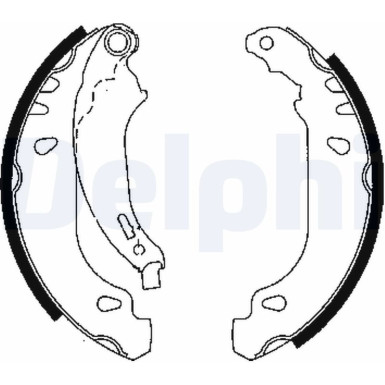 LS1848 Bremsbackensatz