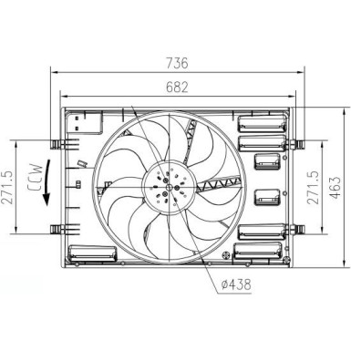 47916 Lüfter, Motorkühlung