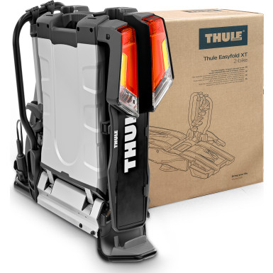 Fahrradhalter, Anhängekupplungsträger | Thule EasyFold XT 2 Bikes schwarz/aluminium | 933100