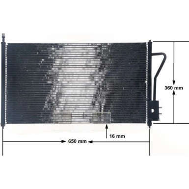 AC 218 000S Kondensator, Klimaanlage BEHR AC 218 000S Kondensator, Klimaanlage BEHR
