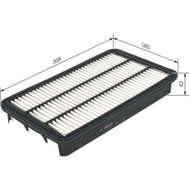 BOSCH 1 987 429 151 Luftfilter