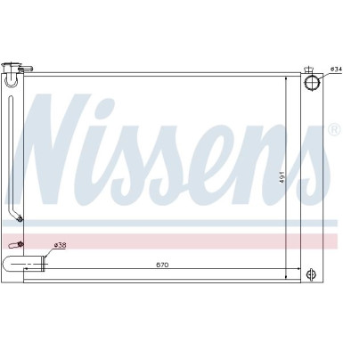 Nissens | Kühler, Motorkühlung | 64660