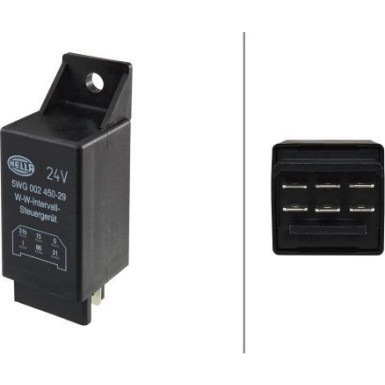 Hella | Relais, Wisch-Wasch-Intervall | 5WG 002 450-291