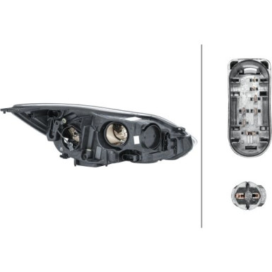 Hella 2 x HELLA Hauptscheinwerfer 1LA 354 994-071