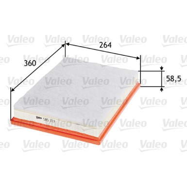 Valeo | Luftfilter | 585377