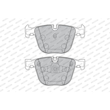 Ferodo | Bremsbelagsatz, Scheibenbremse | FDB4286