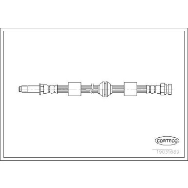 Corteco | Bremsschlauch | 19031689