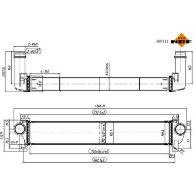 309111 Ladeluftkühler