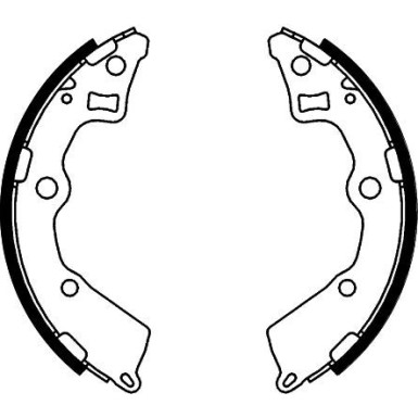 8DB 355 000-411 Bremsbackensatz