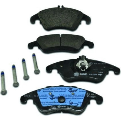 Hella Pagid | Bremsbelagsatz, Scheibenbremse | 8DB 355 012-621