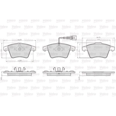 873746 Bremsbelagsatz, Scheibenbremse OPTIPACK for LCV