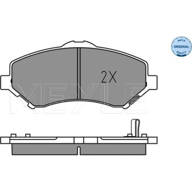 Meyle Bremsbelagsatz, Scheibenbremse MEYLE-ORIGINAL: True to OE 025 246 0417 Meyle Bremsbelagsatz, Scheibenbremse MEYLE-ORIGINAL: True to OE 025 246 0417
