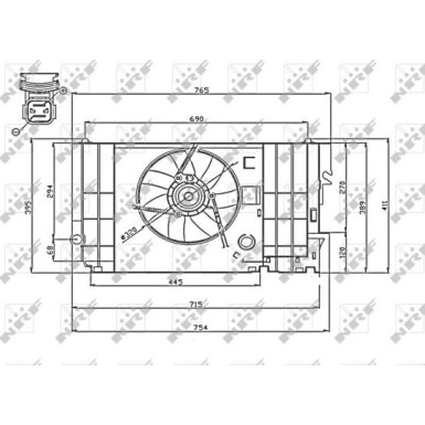 47740 Lüfter, Motorkühlung