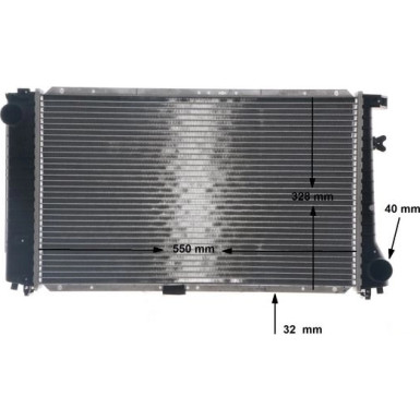 Mahle | Kühler, Motorkühlung | CR 238 000S