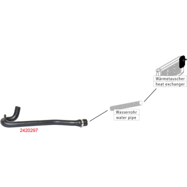 2420297 Heizungsschlauch 2420297 Heizungsschlauch