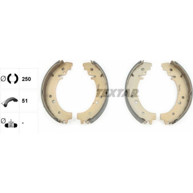 91029100 Bremsbackensatz