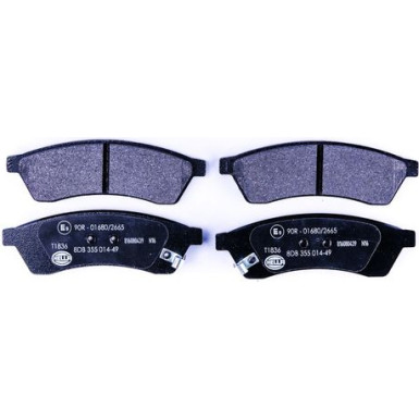 8DB 355 014-491 Bremsbelagsatz, Scheibenbremse
