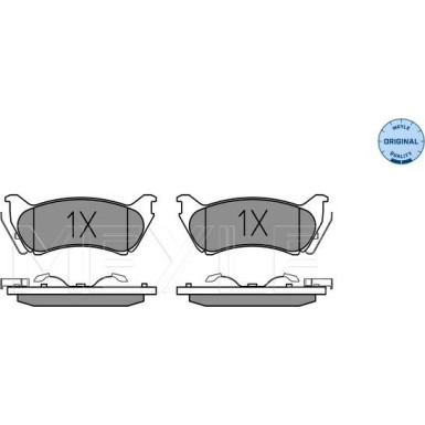 Meyle Bremsbelagsatz, Scheibenbremse MEYLE-ORIGINAL: True to OE 025 231 8917/W