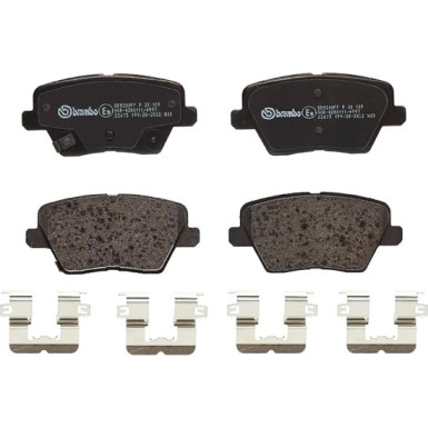 P 30 109 Bremsbelagsatz, Scheibenbremse PRIME LINE