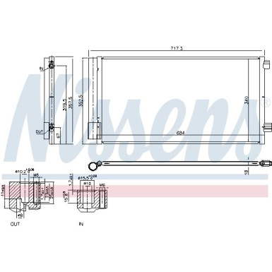 940678 Kondensator, Klimaanlage
