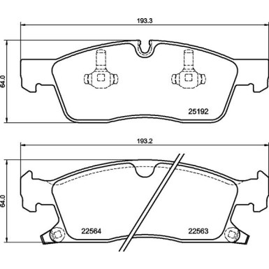 Brembo Bremsbelagsatz, Scheibenbremse PRIME LINE P 37 027