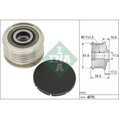 535 0346 10 Generatorfreilauf