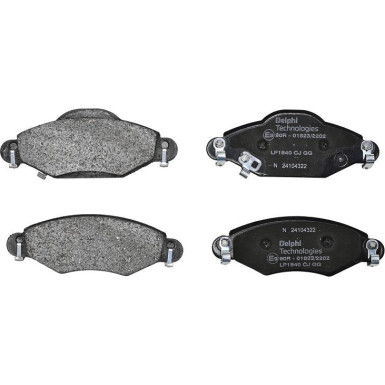 LP1840 Bremsbelagsatz, Scheibenbremse