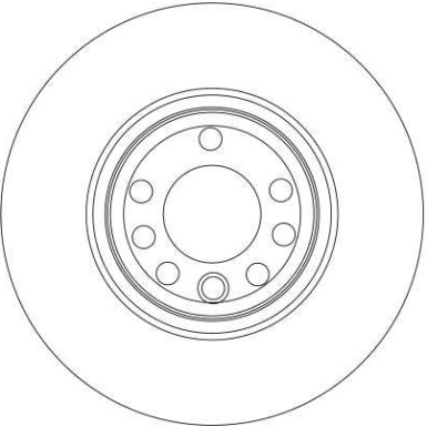 TRW | Bremsscheibe | DF4265S