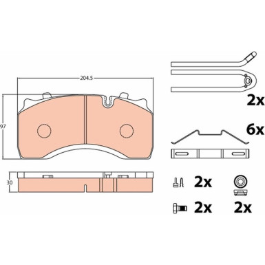 GDB5084 Bremsbelagsatz, Scheibenbremse GDB5084 Bremsbelagsatz, Scheibenbremse
