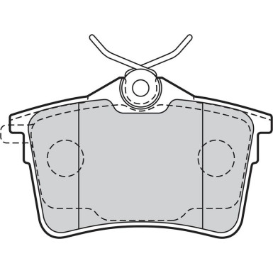 Valeo Bremsbelagsatz, Scheibenbremse ESSENTIAL 302116