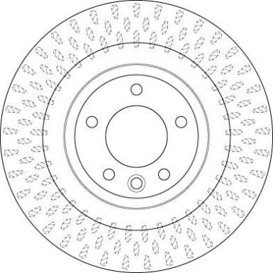 DF6528S Bremsscheibe TRW SINGLE