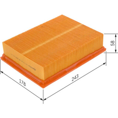 BOSCH 1 457 433 085 Luftfilter