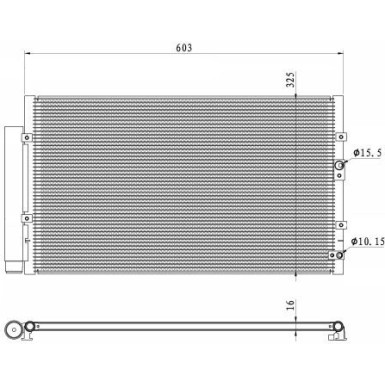 350487 Kondensator, Klimaanlage EASY FIT