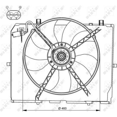 47066 Lüfter, Motorkühlung 47066 Lüfter, Motorkühlung